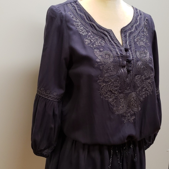 Duo Sz. S Boho Embroidered Tunic E20 - Picture 3 of 7
